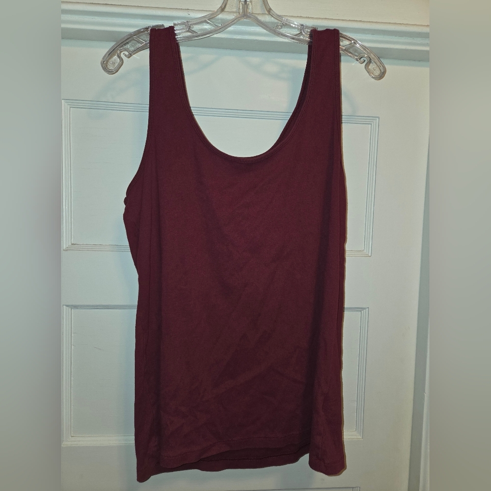 Old Navy Deep Red Tank Top